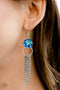 Arthurian A-Lister - Blue Earring Paparazzi Accessories