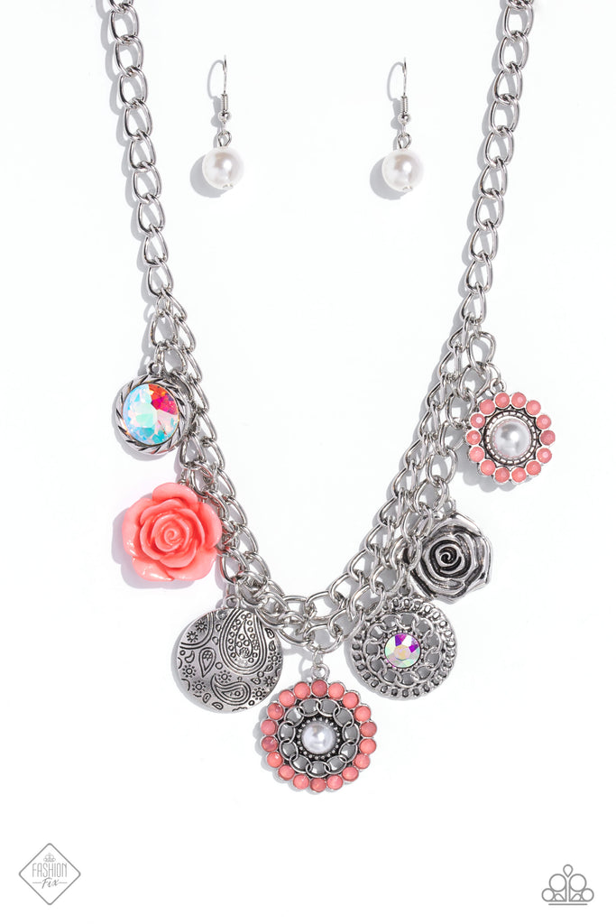 Garden Grace - Orange Necklace Paparazzi 