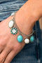 Cowboy Charm - Blue Bracelet Paparazzi Accessories