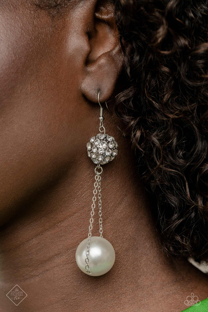Maisie Silver Pearl Earrings Online in India | Originate