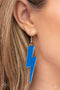 Rad Revive - Blue Earrings Paparazzi Accessories