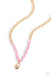 Locked Down - Pink & Gold Necklace Paparazzi 