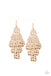 Instant Incandescence - Gold Earrings Paparazzi