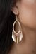 My FLAIR Lady - Gold Earring-Paparazzi Accessories