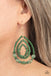 Prana Party - Green Earring Paparazzi 