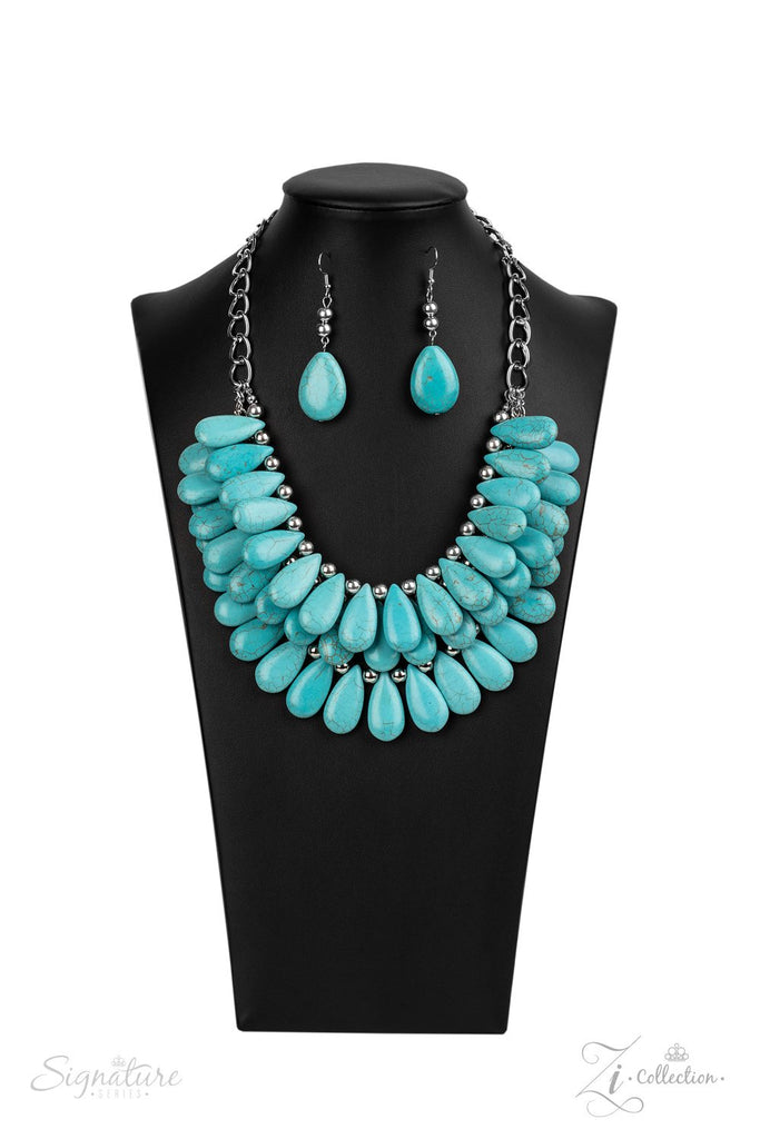 The Amy -Turquoise Zi Collection Paparazzi 