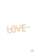 All You Need Is Love - Gold Hair Clip-Paparazzi Accessories
