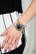 Extra EMPRESS-ive - Black Cuff Bracelet-Paparazzi Accessories