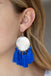 Tassel Tribute - Blue Earring Paparazzi 
