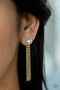 Rebel Refinement - Gold Pearl Earring-Paparazzi Accessories