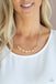 Serenely Scalloped - Gold Necklace Paparazzi
