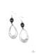 Badlands Baby - Black Earring-Paparazzi Accessories