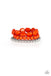 Color Venture - Orange Bracelet-Paparazzi Accessories