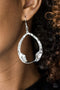 Twist Me Round Silver Earring Paparazzi Accessories