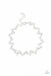 Starlit Stunner - White Bracelet Paparazzi