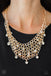 Fishing for Compliments- Gold Necklace Paparazzi 