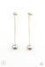 Extended Elegance - Gold Pearl Earring Paparazzi
