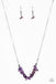 Back To Nature Necklace - Purple-Paparazzi Accessories