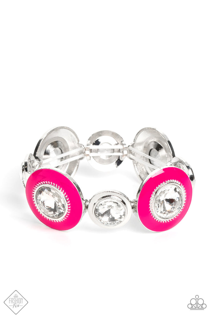 Lustrous Lass - Pink Bracelet Paparazzi 
