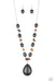 Desert Diva - Black Necklace-Paparazzi Accessories