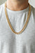 Alpha - Gold Necklace-Paparazzi Accessories