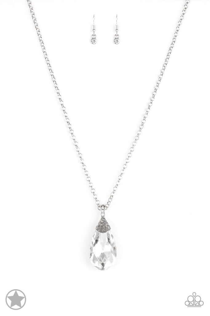 Spellbinding Sparkle - White (Silver) Necklace Paparazzi