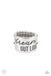 Dream Louder Silver Ring Paparazzi 