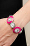 Lustrous Lass - Pink Bracelet Paparazzi Accessories