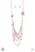 All The Trimmings - Pink Necklace-Paparazzi Accessories