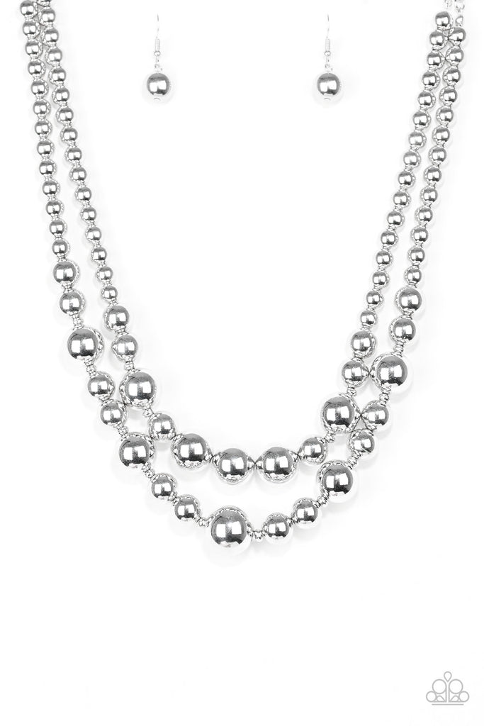 I Double Dare You - Silver Necklace Paparazzi