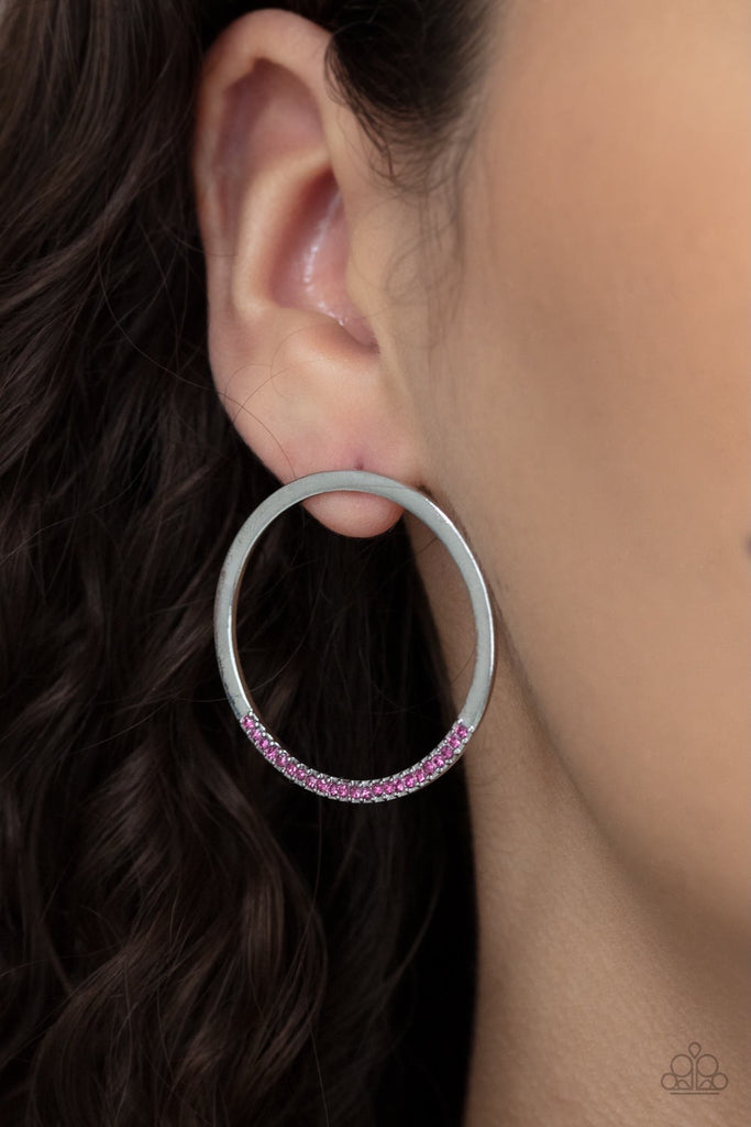 Spot On Opulence - Pink Earring Paparazzi